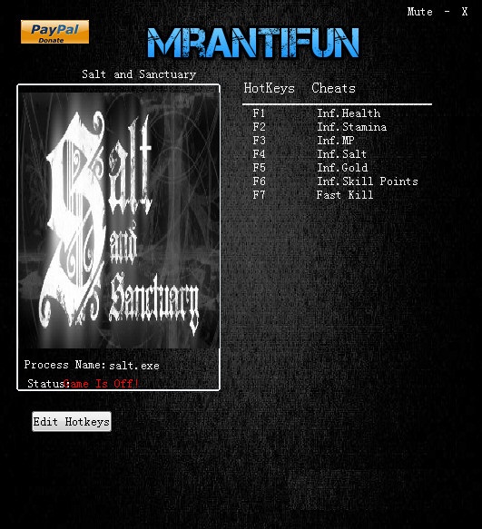 鹽和避難所修改器