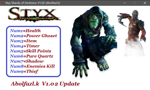 冥河黑暗碎片九項修改器