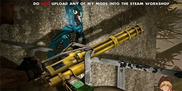 求生之路2黃金加特林MOD