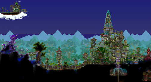 泰拉瑞亞新地區(qū)城堡mod