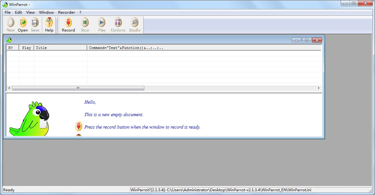 WinParrot(自動化重復(fù)性工作軟件) 