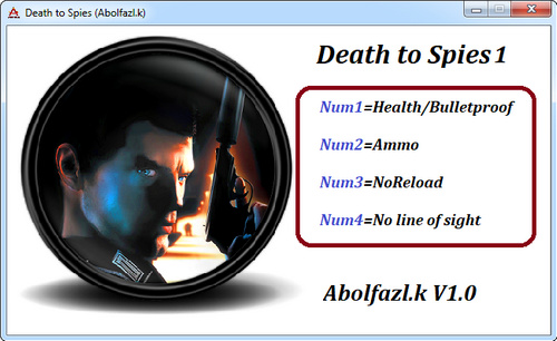 死亡間諜決斷時刻四項(xiàng)修改器 v1.0 最新版 