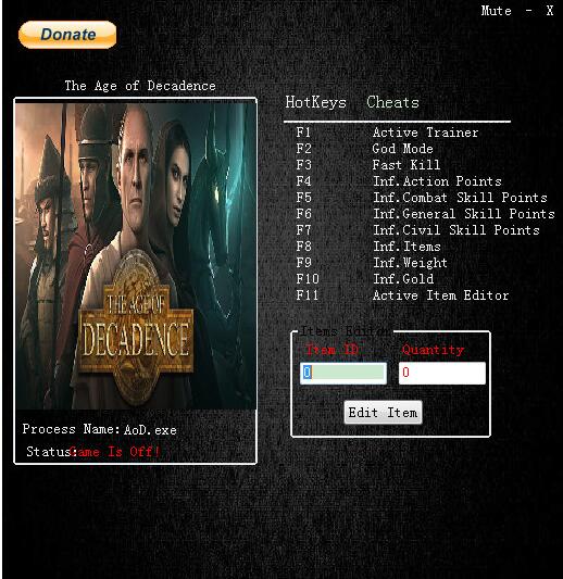 頹廢年代修改器