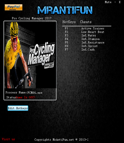 職業(yè)自行車隊經(jīng)理2017修改器