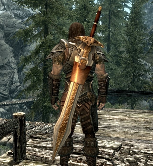 上古卷軸5北歐巨狼芬里爾大劍MOD