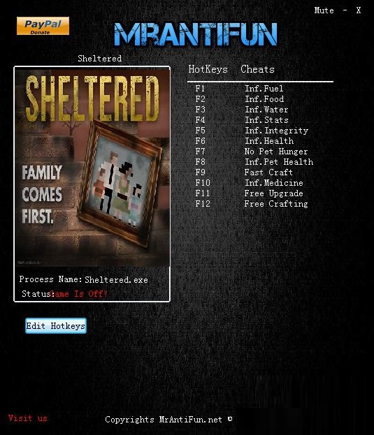 庇護(hù)所修改器 