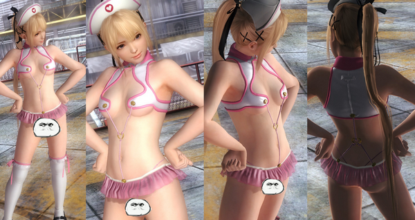 死或生5粉紅甜心護(hù)士泳衣