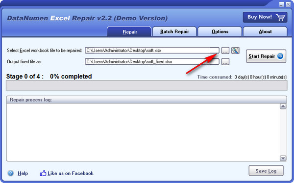 DataNumen Excel Repair 