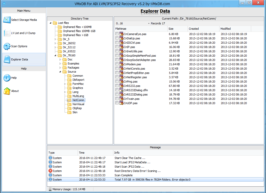 八百里AIX數據恢復軟件
