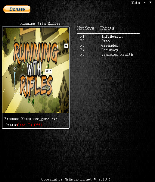 小兵帶步槍五項(xiàng)修改器