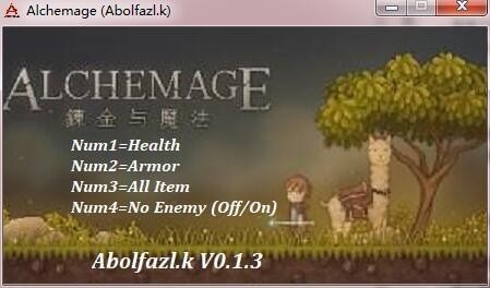 煉金與魔法四項(xiàng)修改器