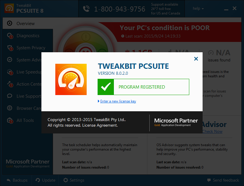 TweakBit PCSuite