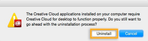 Creative Cloud Uninstaller Mac版