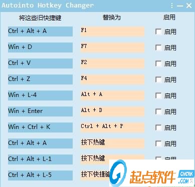 快捷鍵修改軟件