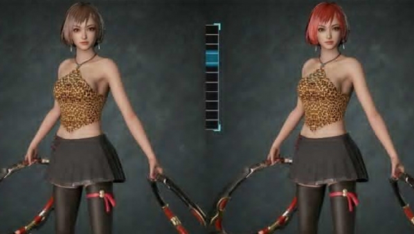 真三國(guó)無雙8孫尚香豹紋黑裙夜店風(fēng)肚兜MOD下載