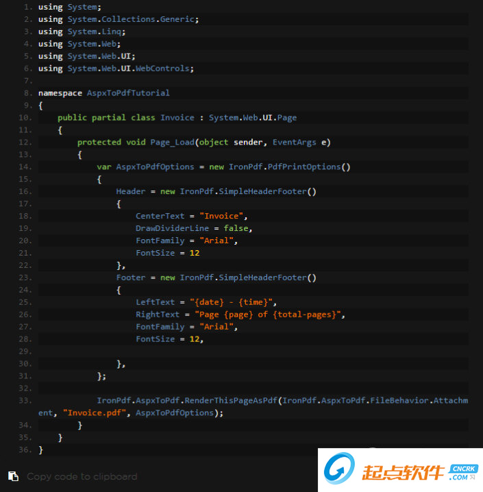 ASPX to PDF V1.0 免費版圖2