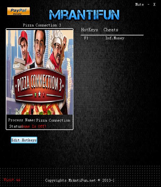 披薩大亨3修改器