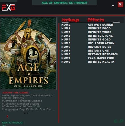 帝國時代終極版十項修改器