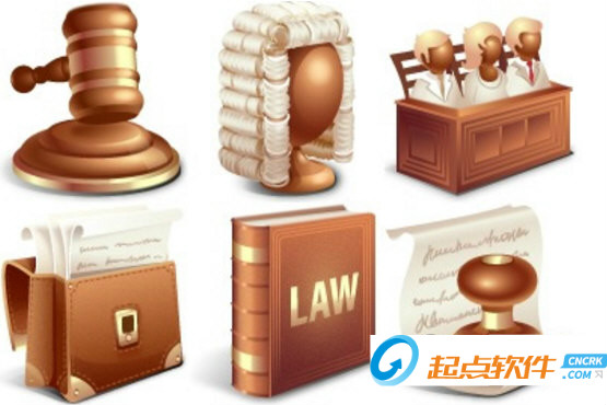 Q版法律圖標軟件