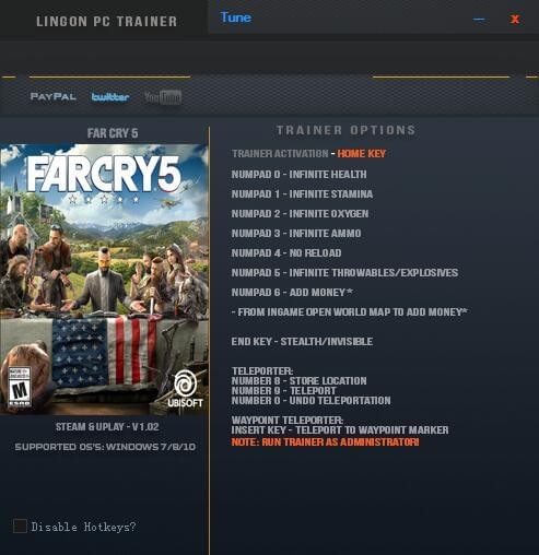 孤島驚魂5十項(xiàng)修改器