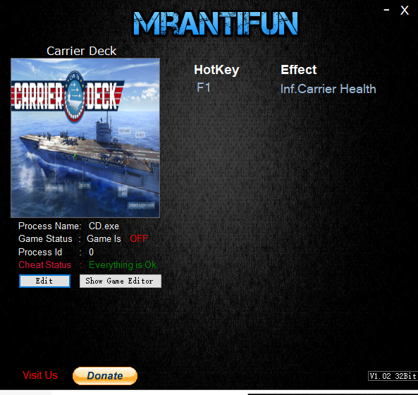 航母甲板修改器