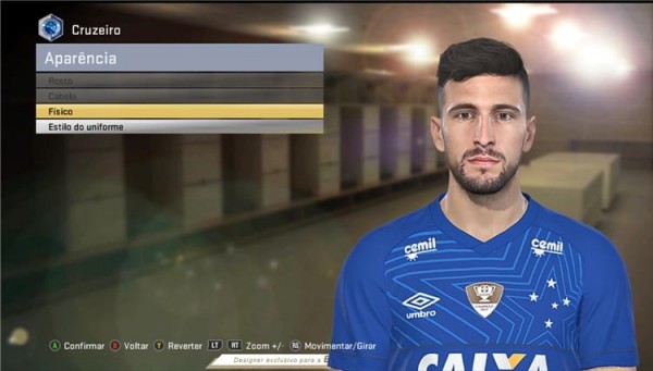 實況足球2018克魯塞羅球員阿拉斯卡塔面補