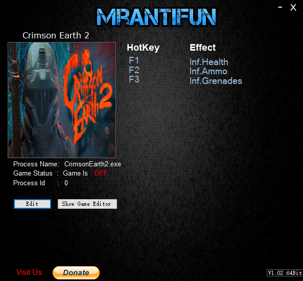 緋色地球2三項修改器