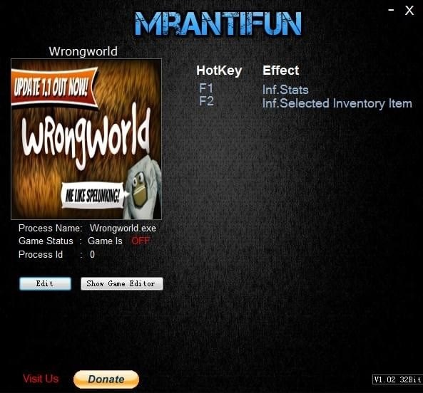 錯(cuò)誤世界修改器下載 MrAntiFun版