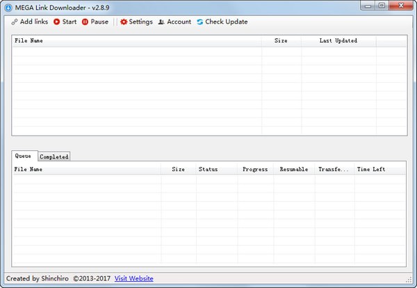 MEGA Link Downloader