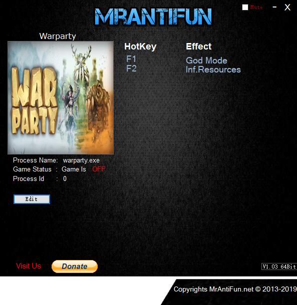 戰(zhàn)爭(zhēng)派對(duì)修改器