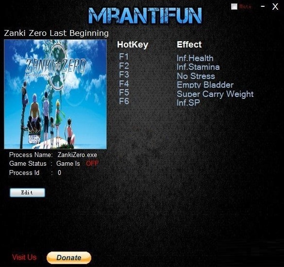 殘機(jī)為零六項(xiàng)修改器下載