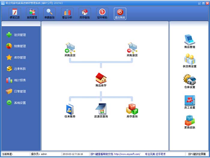 易企用家電家具進(jìn)銷存系統(tǒng)