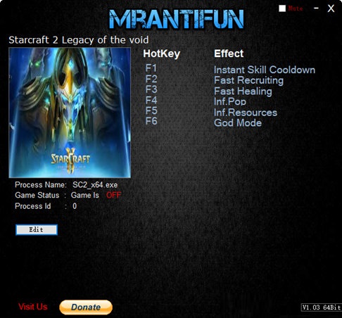 星際爭霸2虛空之遺游戲修改器下載