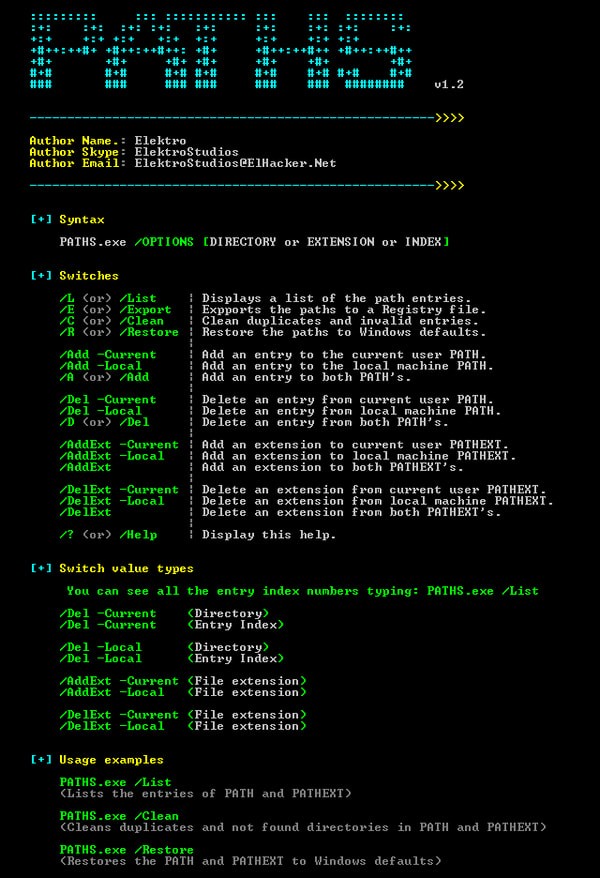 PATHS下載(環(huán)境變量管理工具)