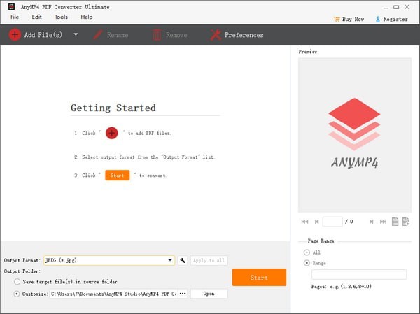 AnyMP4 PDF Converter Ultimate旗艦版