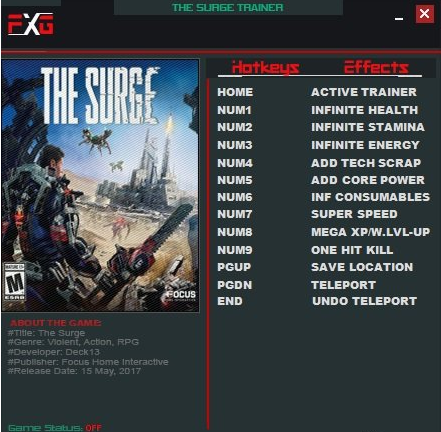 迸發(fā)十二項(xiàng)修改器