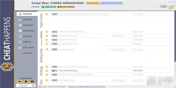 全面戰(zhàn)爭三國十九項修改器