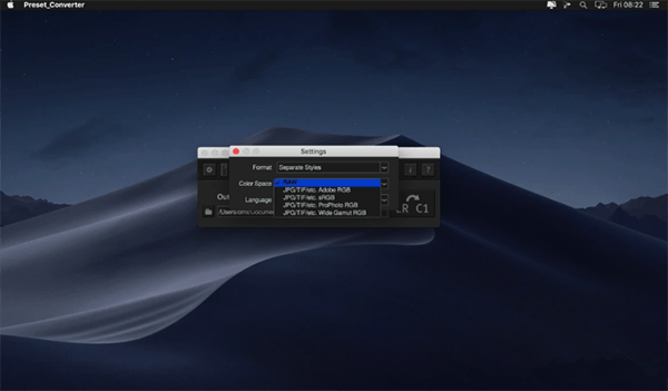 Preset Converter mac版