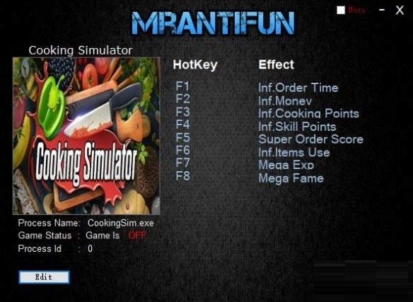 料理模擬器八項修改器下載