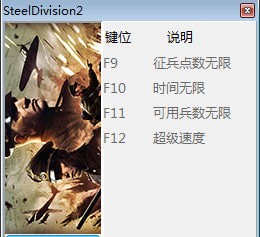 鋼鐵之師2修改器下載