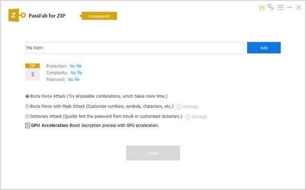 PassFab for ZIP(ZIP密碼移除工具) v8.1.1 綠色版圖1