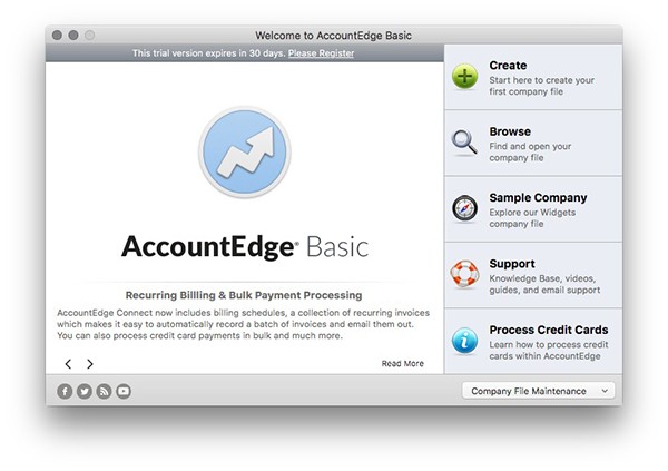 AccountEdge Basic mac版