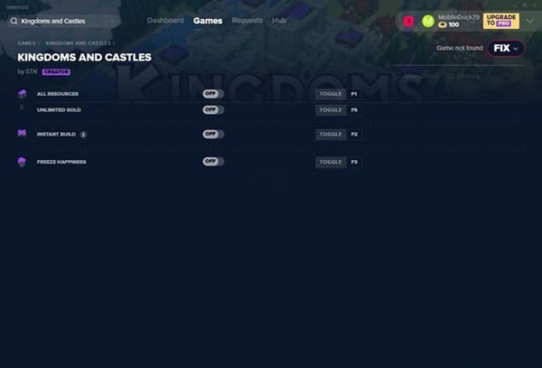 王國與城堡修改器下載