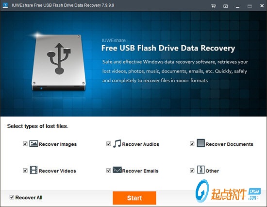 IUWEshare Free USB Flash Drive Data Recovery下載
