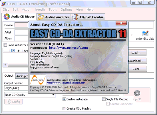 Easy CD-DA Extractor V11.9.9(820) 完全漢化綠色特別版圖1