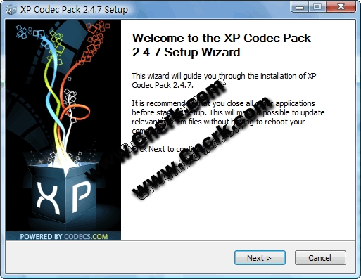 XP Codec Pack V2.5.6 英文官方安裝版圖1