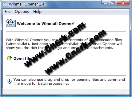 Winmail Opener V1.4 英文綠色免費(fèi)版圖1