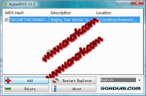 AppAdmin V1.0.0.0 英文綠色免費(fèi)版圖1