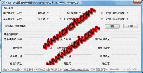每日盈虧計(jì)算器 V1.0 簡(jiǎn)體中文綠色免費(fèi)版圖1