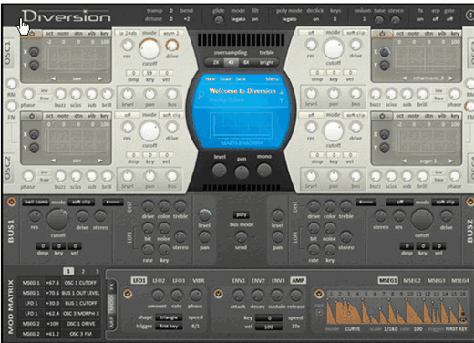聲音軟件合成器 (Dmitry Sches Diversion) v1.2 英文安裝版圖1